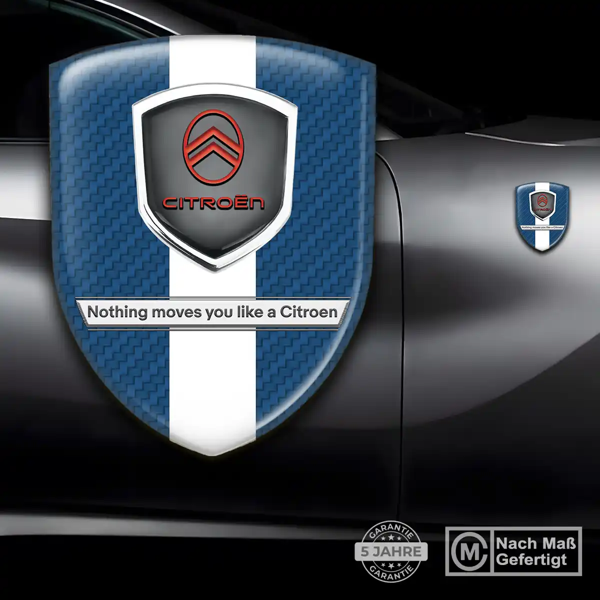 Citroen Silikon Aufkleber Wappen Markenedition