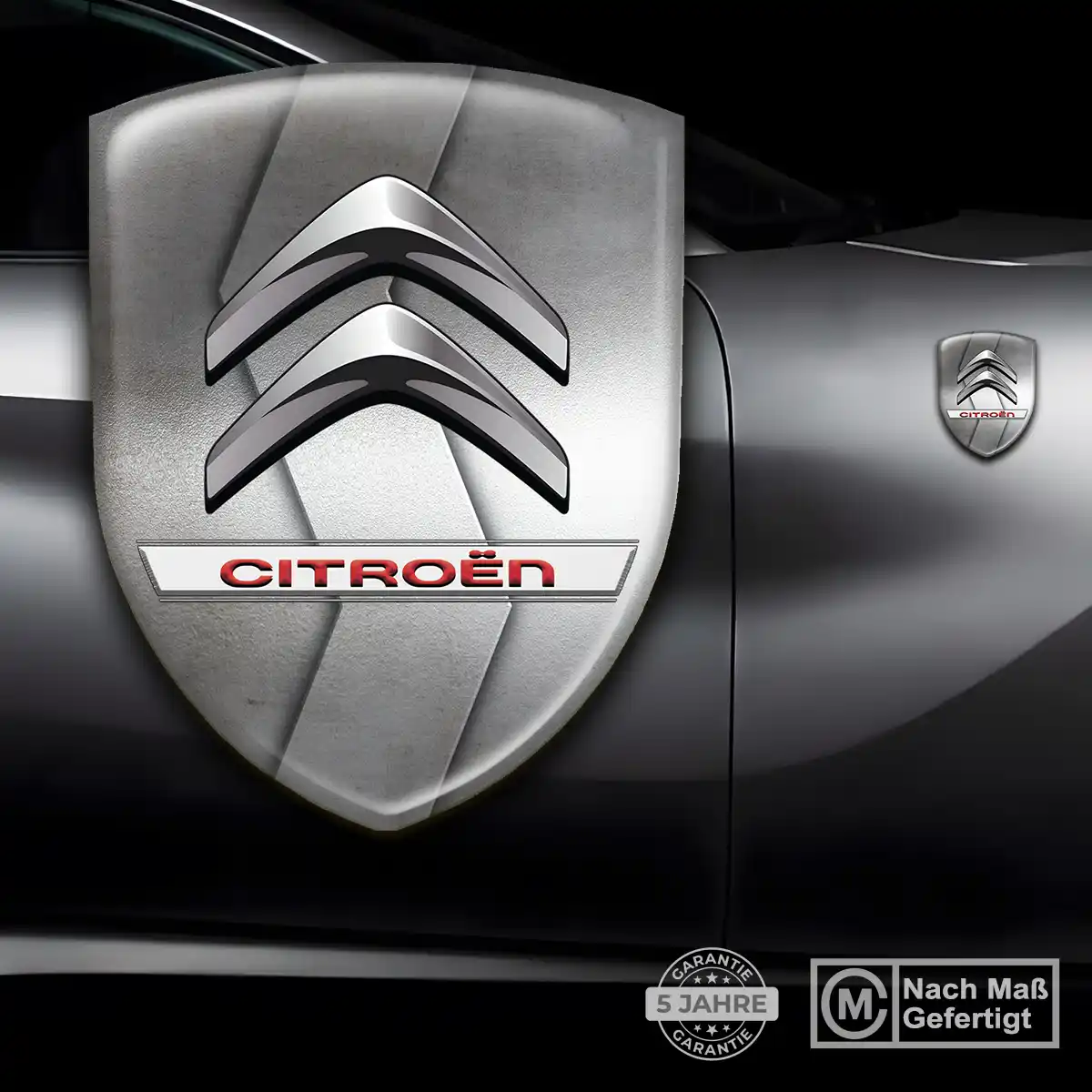 Citroen Silikon Aufkleber Wappen Modernes Design
