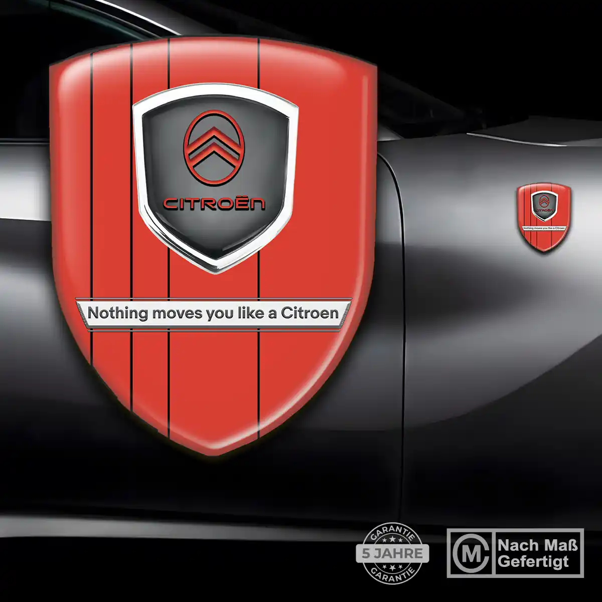 Citroen Silikon Aufkleber Wappen Stilvolles Design