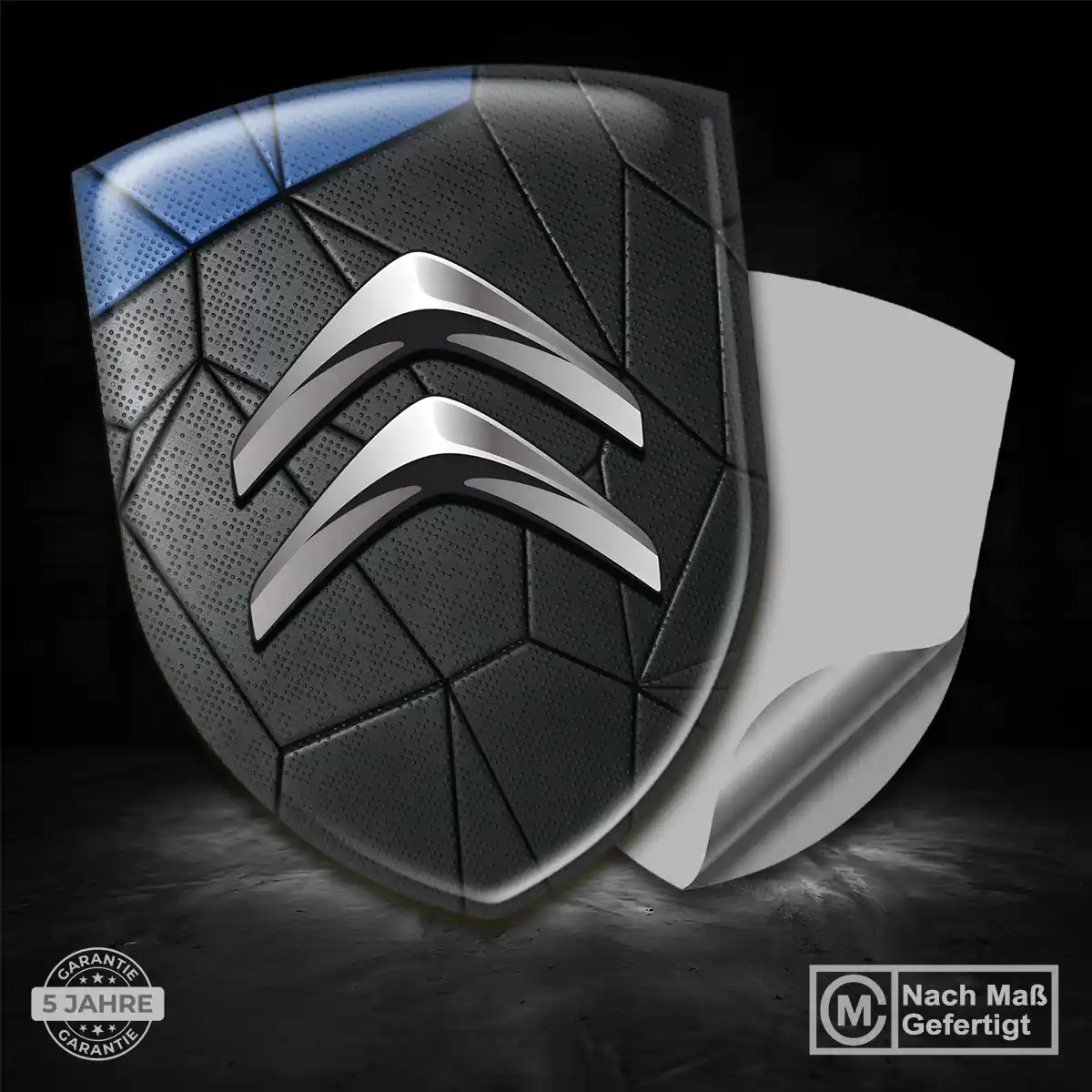 Citroen Wappen Aufkleber Emblem Auto Premium-Edition