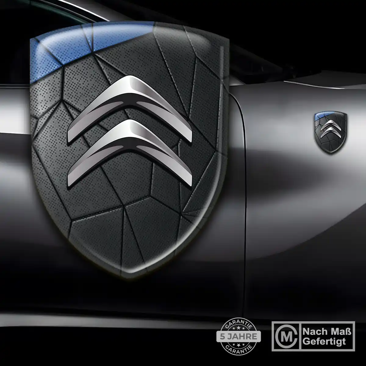 Citroen Wappen Aufkleber Emblem Auto Premium-Edition
