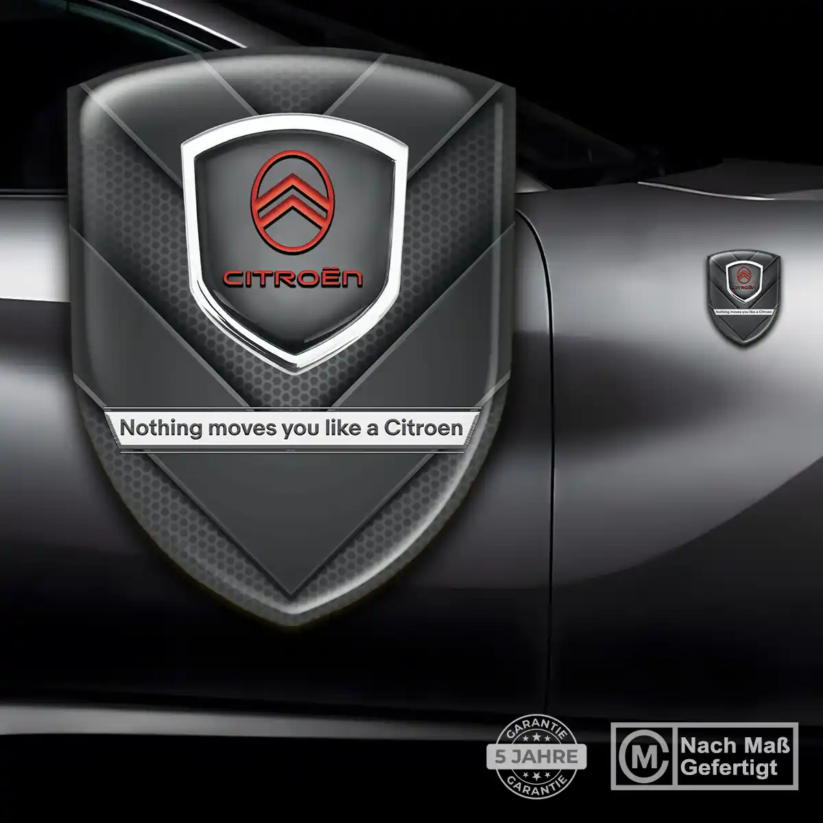Citroen Wappen Aufkleber Emblem Elegantes Design