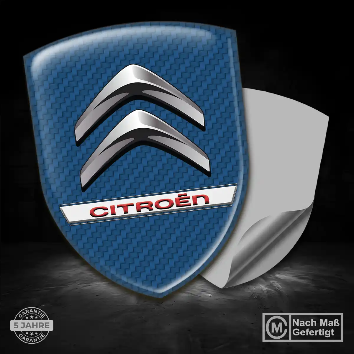 Citroen Wappen Aufkleber Emblem Hochwertiges Harz