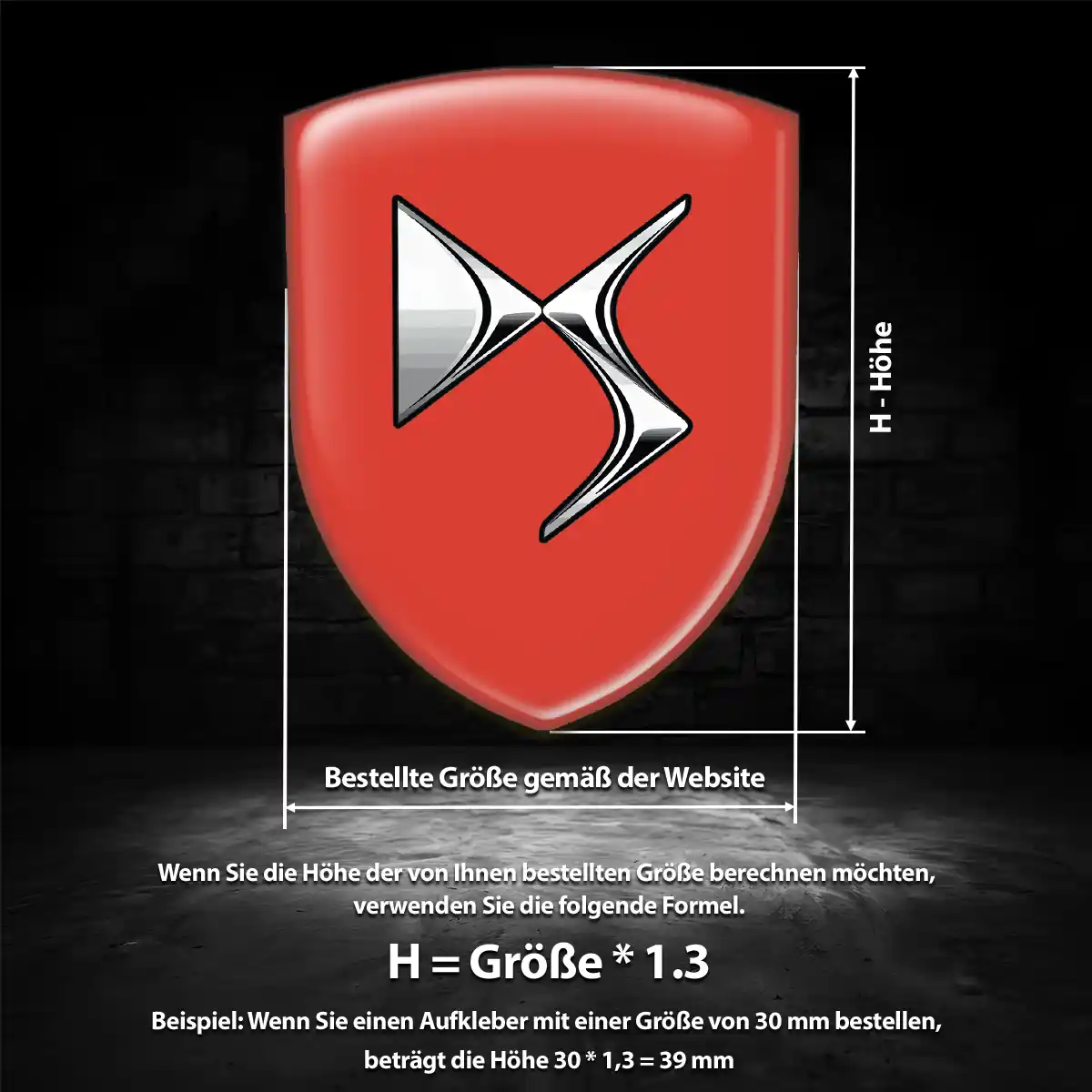 Citroen Wappen Aufkleber Emblem Hohe Qualität