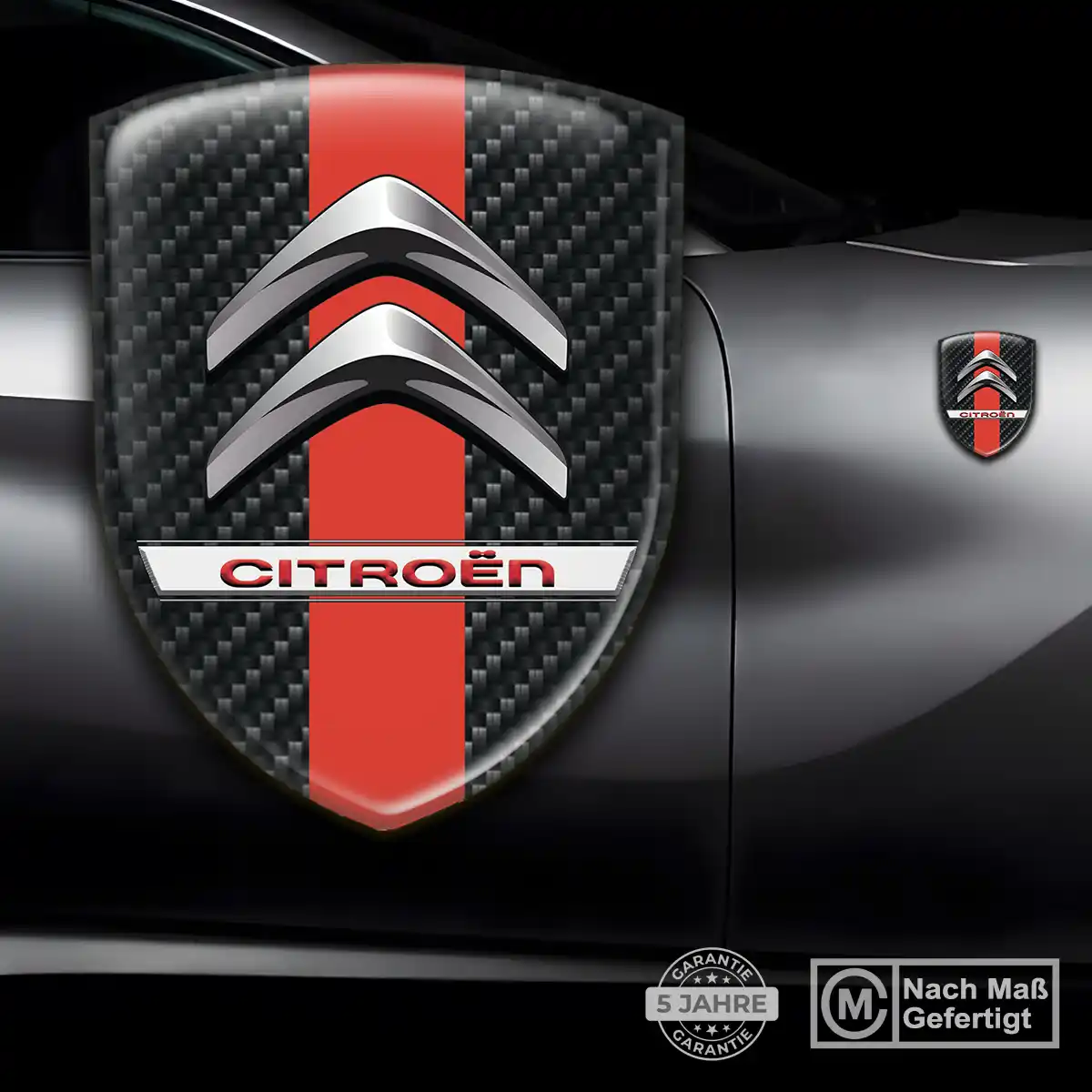 Citroen Wappen Aufkleber Emblem Modernes Design