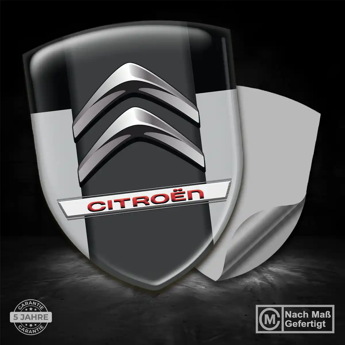 Citroen Wappen Aufkleber Emblem Premiumqualität
