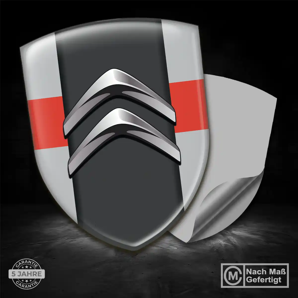 Citroen Wappen Aufkleber Emblem Tuningfahrzeug