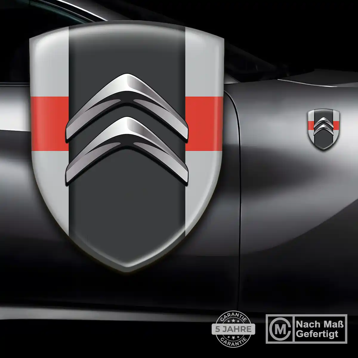 Citroen Wappen Aufkleber Emblem Tuningfahrzeug