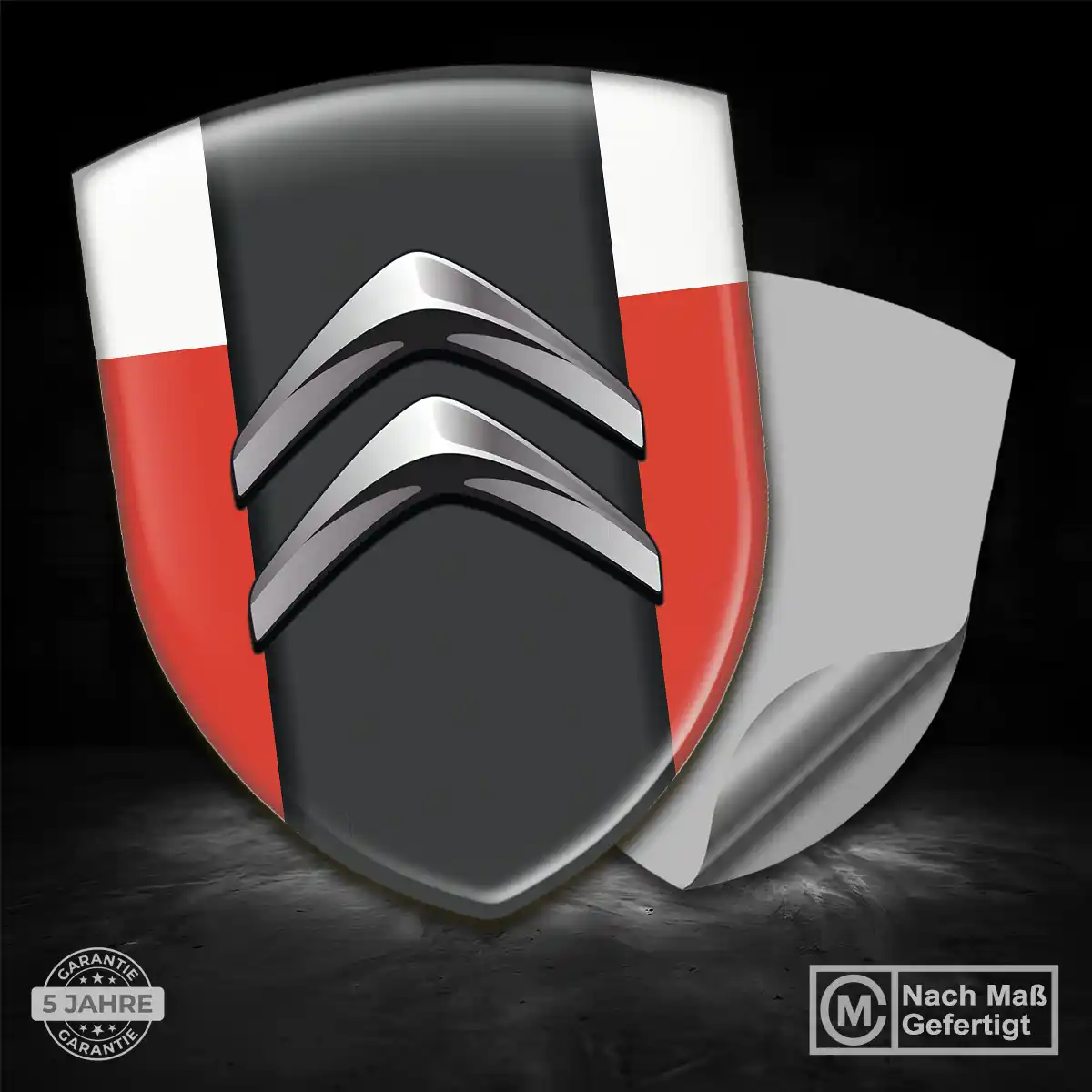 Citroen Wappen Aufkleber Hochwertiges Harz