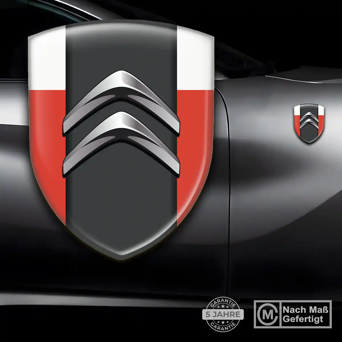 Citroen Wappen Aufkleber Hochwertiges Harz