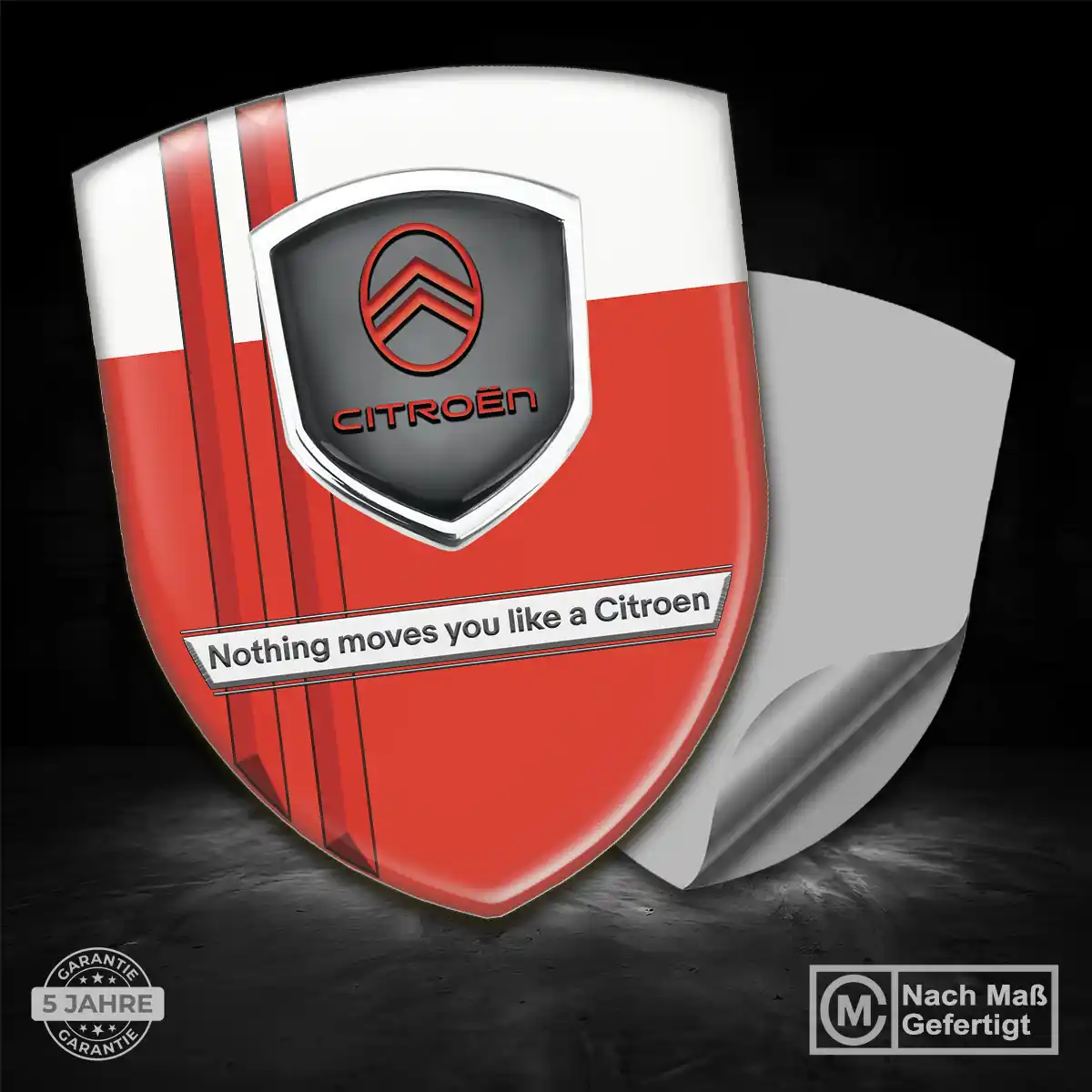 Citroen Wappen Aufkleber Tuningfahrzeug