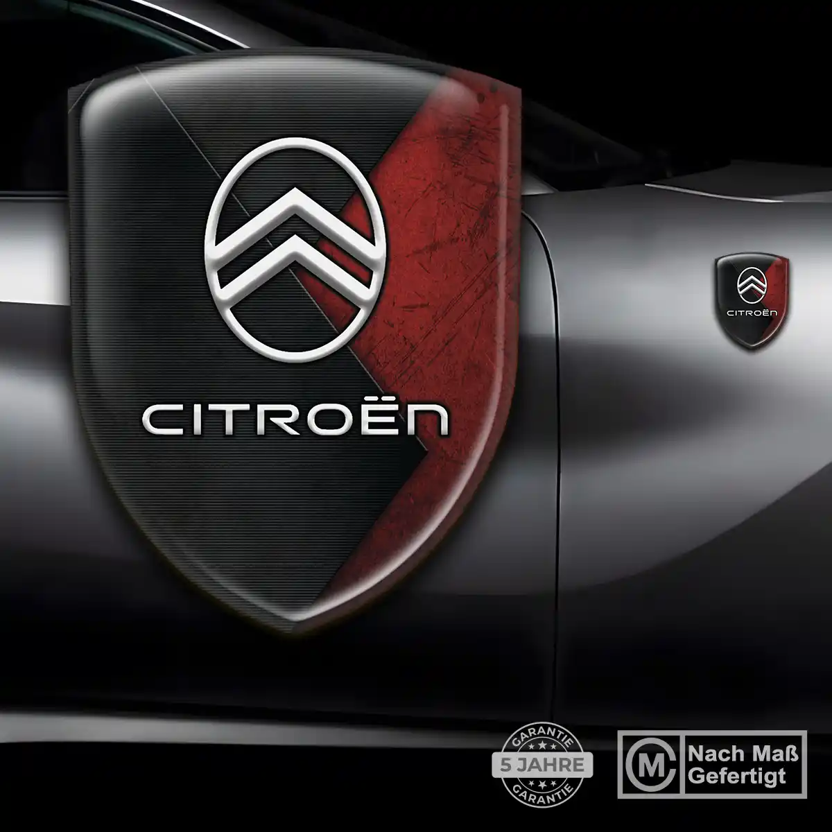 Citroen Wappen Emblem Aufkleber Auto Edles Design