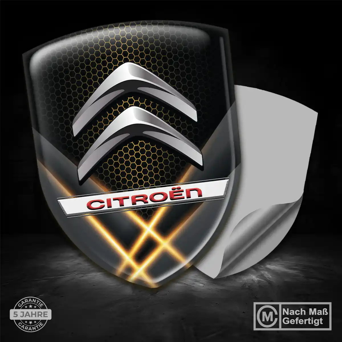 Citroen Wappen Emblem Aufkleber Auto Elegantes Design
