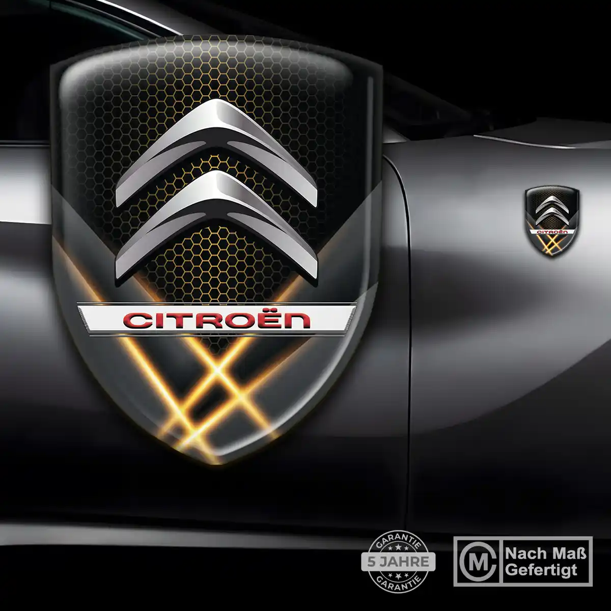 Citroen Wappen Emblem Aufkleber Auto Elegantes Design