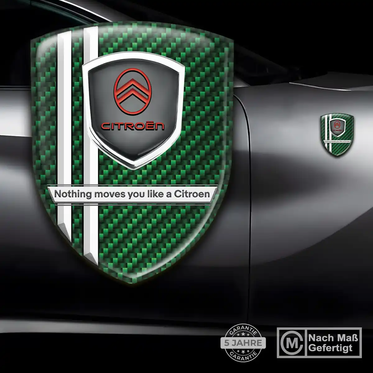 Citroen Wappen Emblem Aufkleber Auto Exterieurdesign