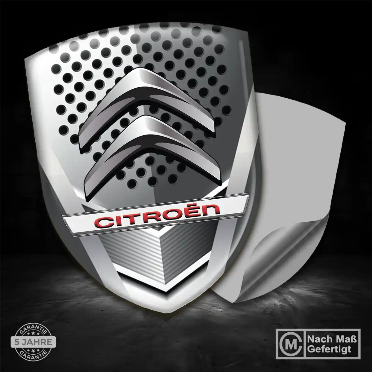 Citroen Wappen Emblem Aufkleber Auto Markenedition