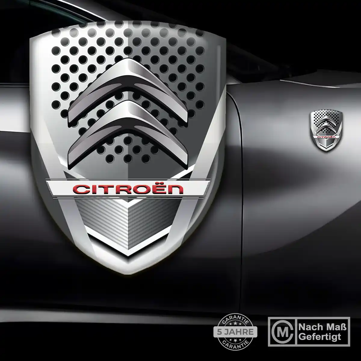 Citroen Wappen Emblem Aufkleber Auto Markenedition