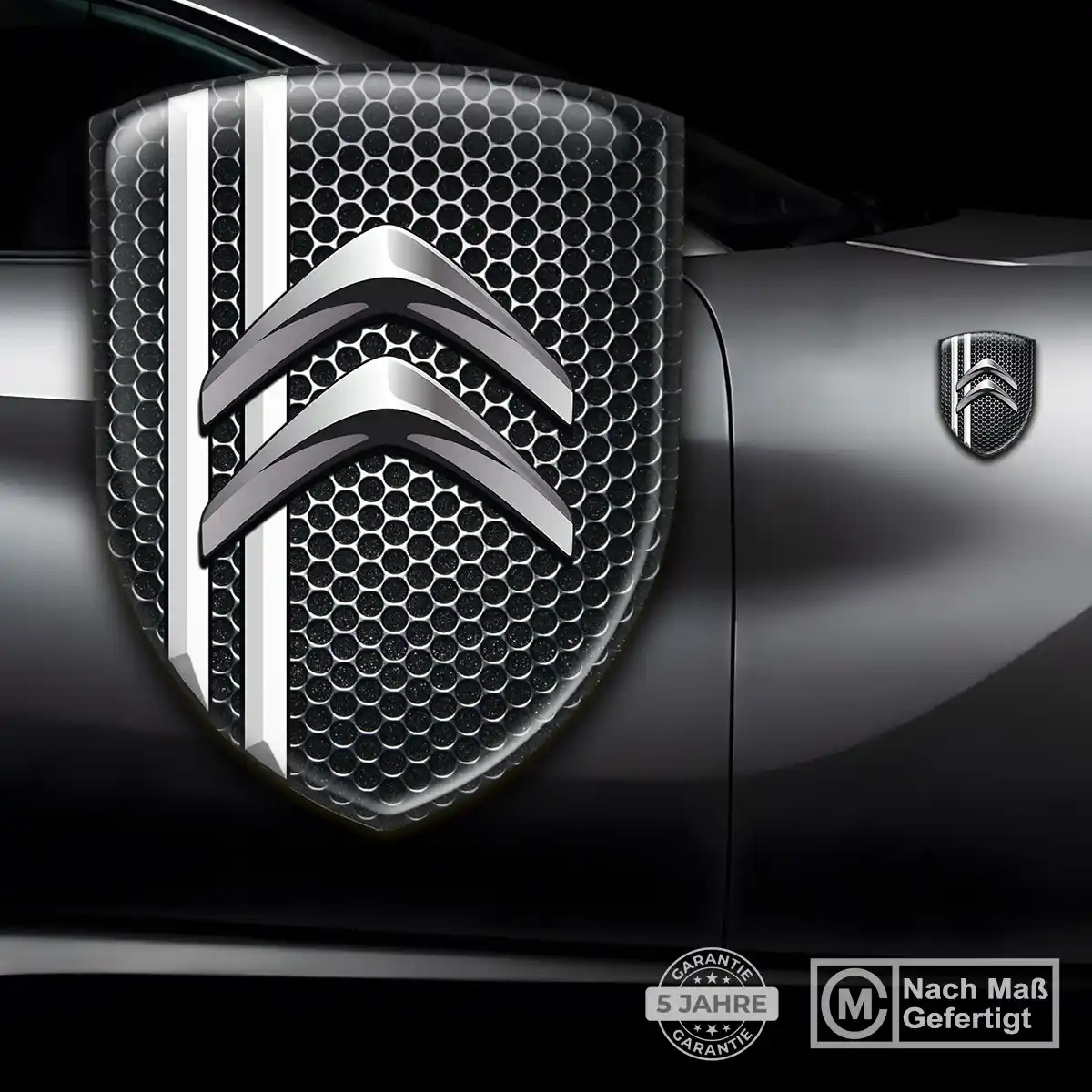 Citroen Wappen Emblem Aufkleber Exterieurdesign