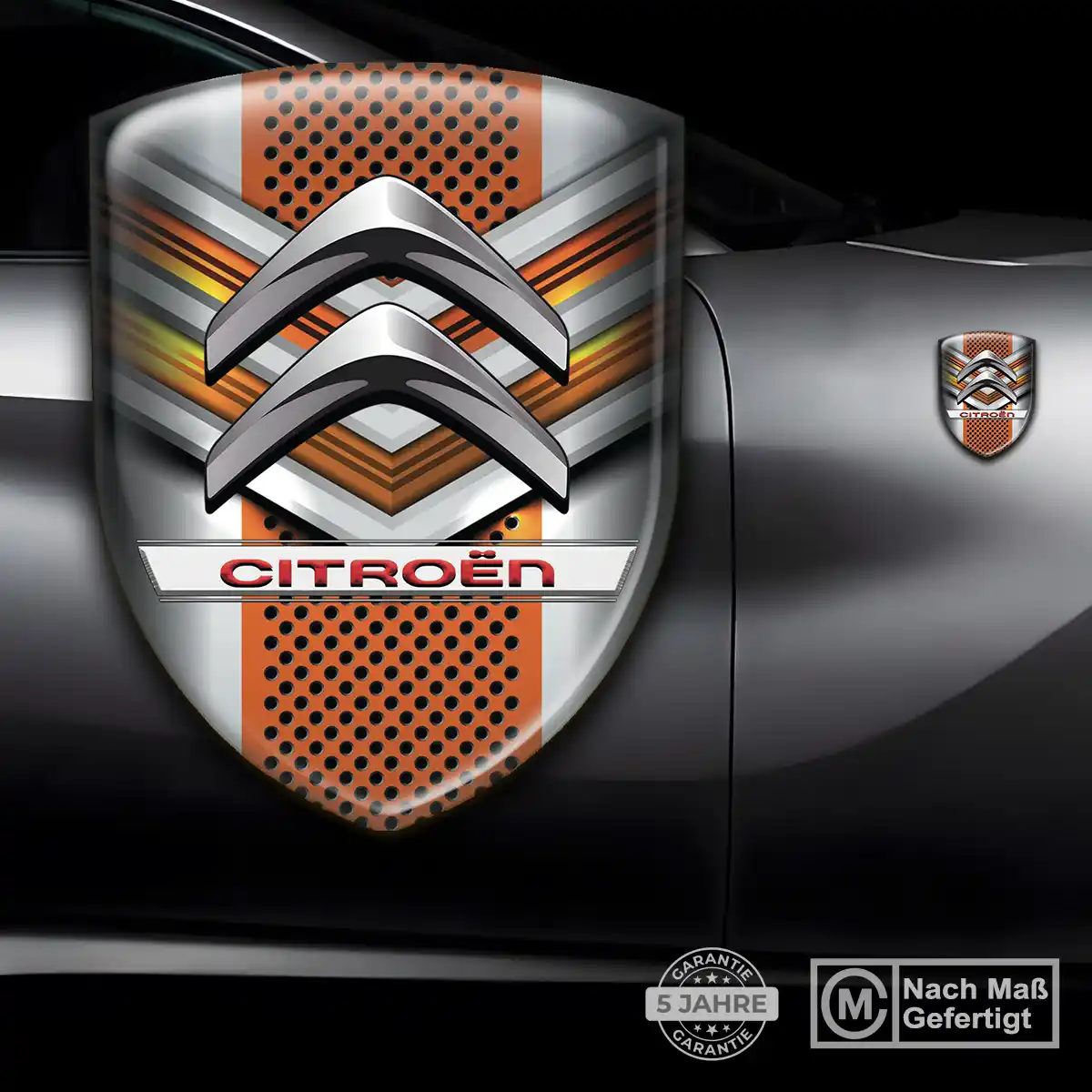 Citroen Wappen Emblem Aufkleber Luxus-Edition
