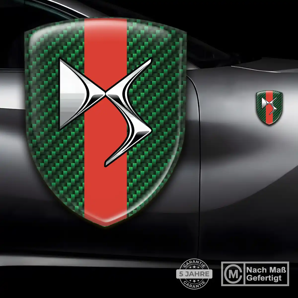 Citroen Wappen Emblem Aufkleber Premium-Edition