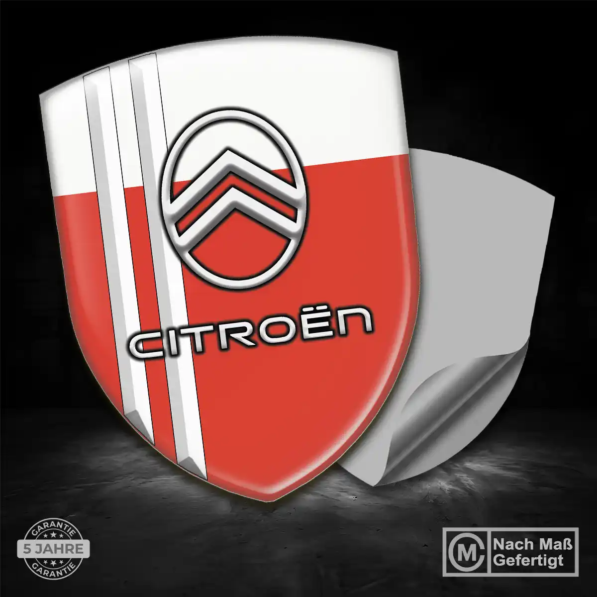 Citroen Wappen Emblem Aufkleber Premiumqualität