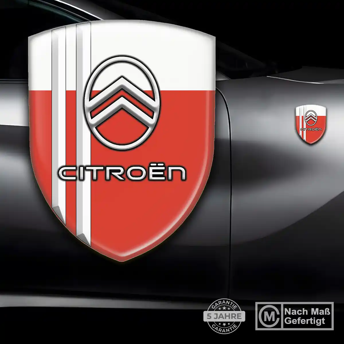 Citroen Wappen Emblem Aufkleber Premiumqualität