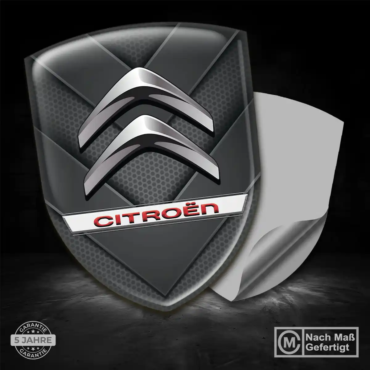 Citroen Wappen Emblem Aufkleber Stilvolles Design
