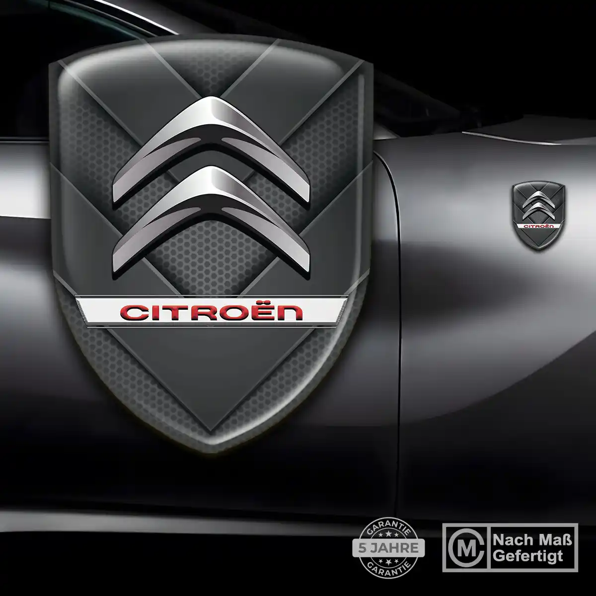 Citroen Wappen Emblem Aufkleber Stilvolles Design
