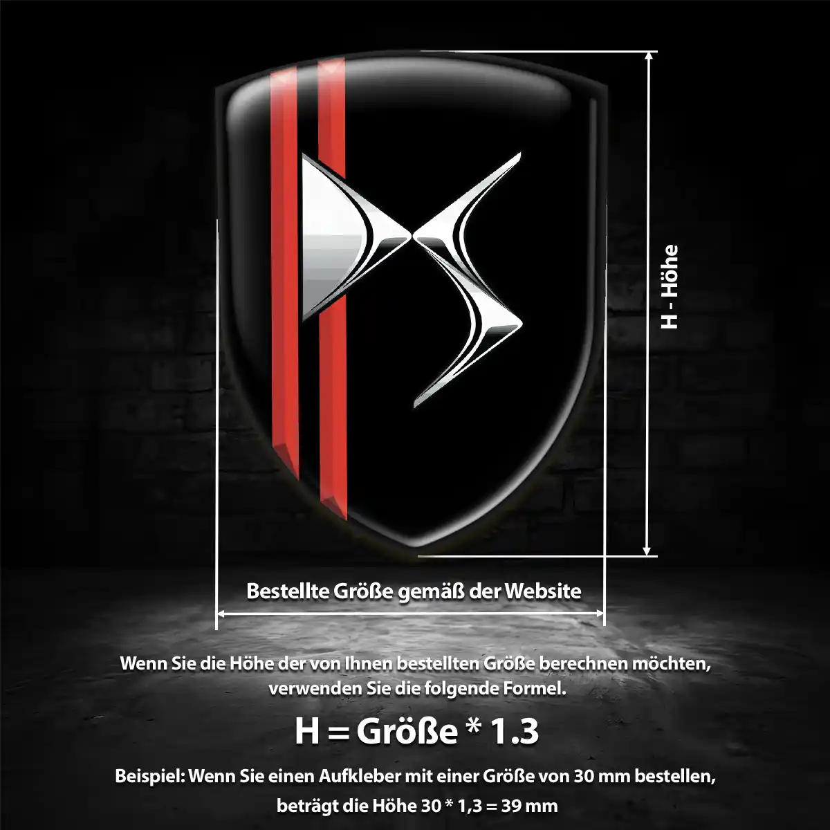 Citroen Wappen Emblem Auto Tuningfahrzeug