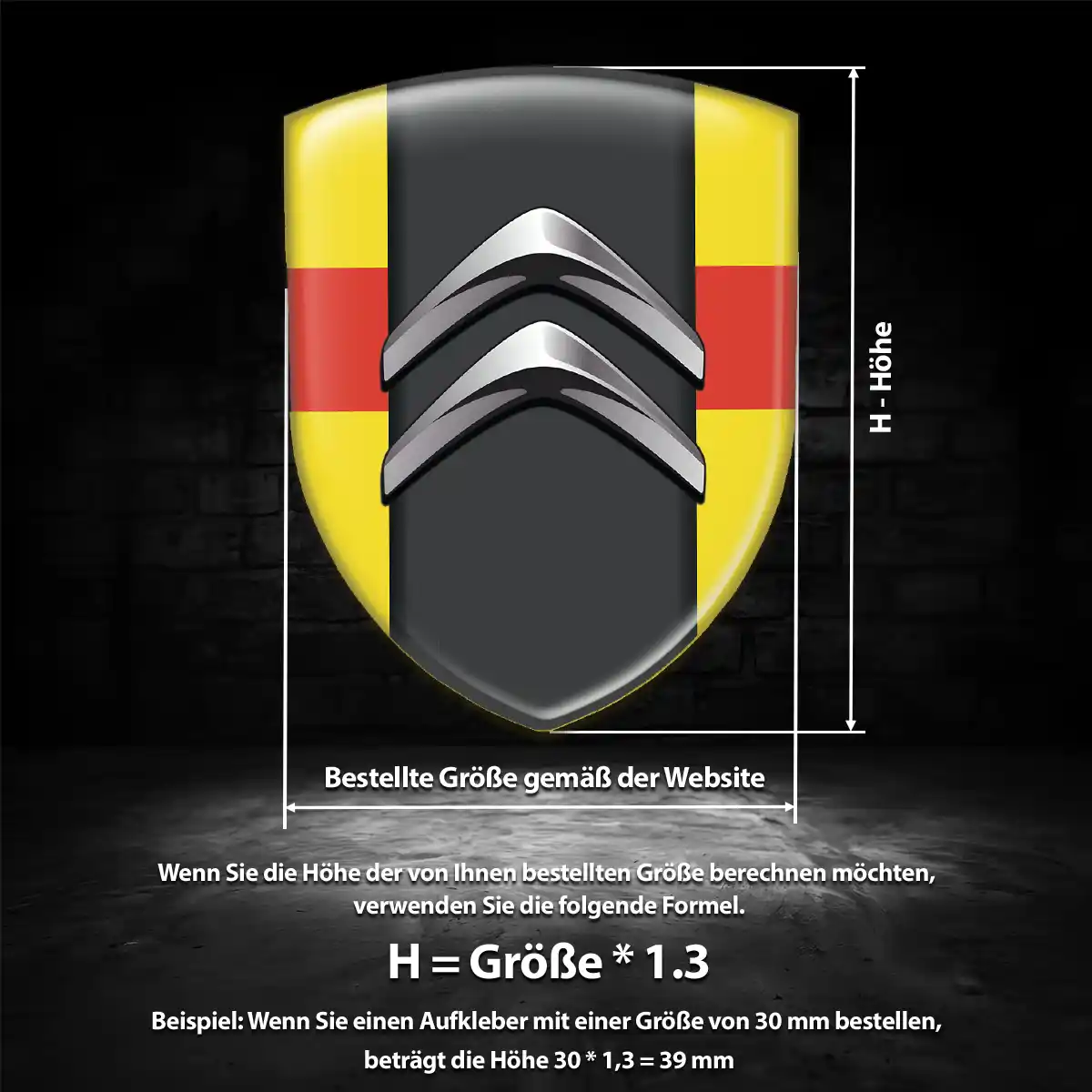 Citroen Wappen Emblem Edles Design