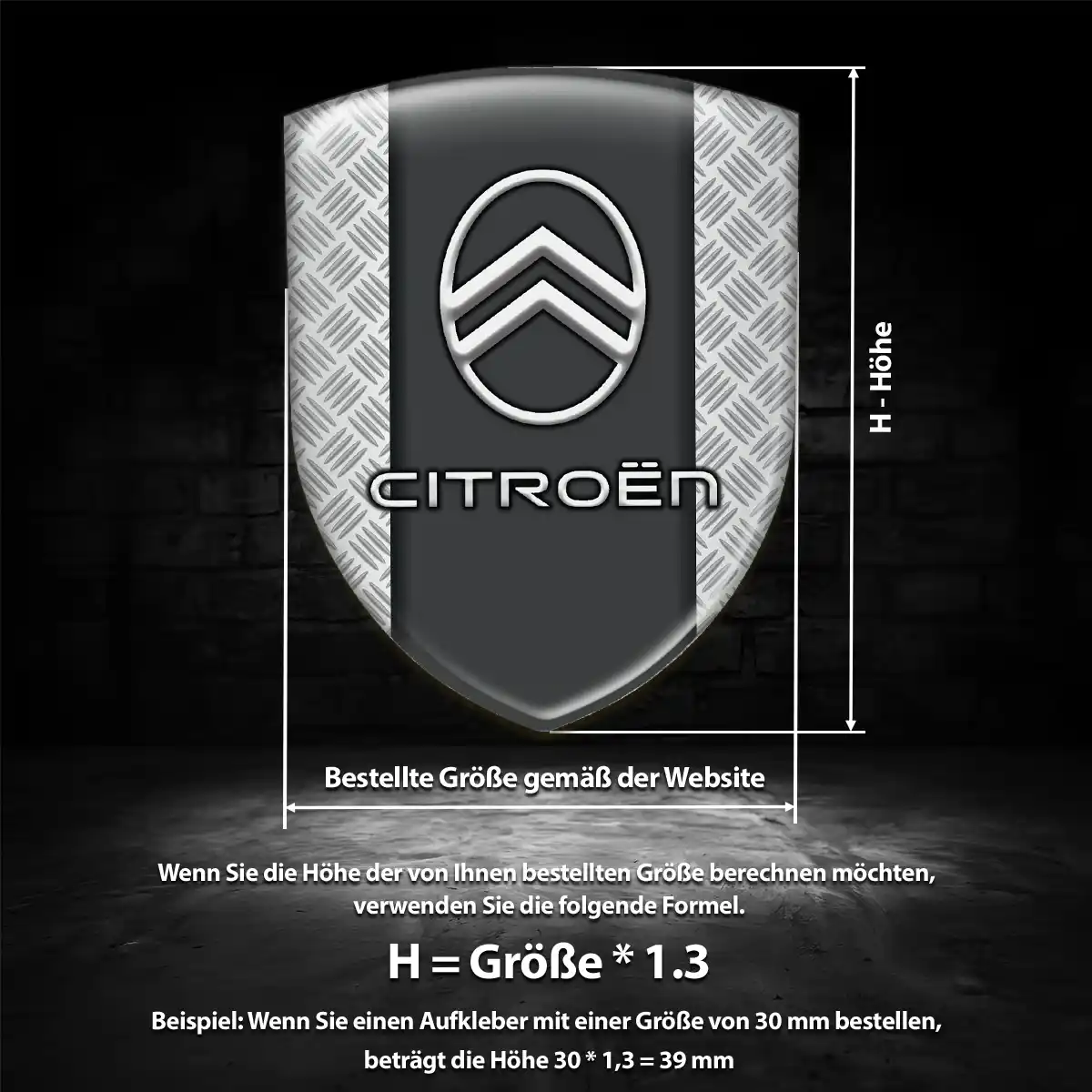 Citroen Wappen Emblem Hohe Qualität
