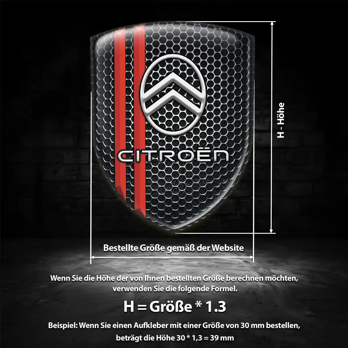 Citroen Wappen Emblem Markenedition