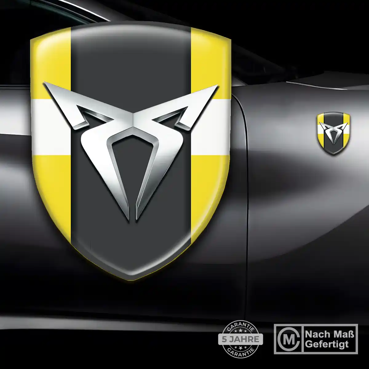 Cupra 3D Gel Aufkleber Auto Premium-Edition