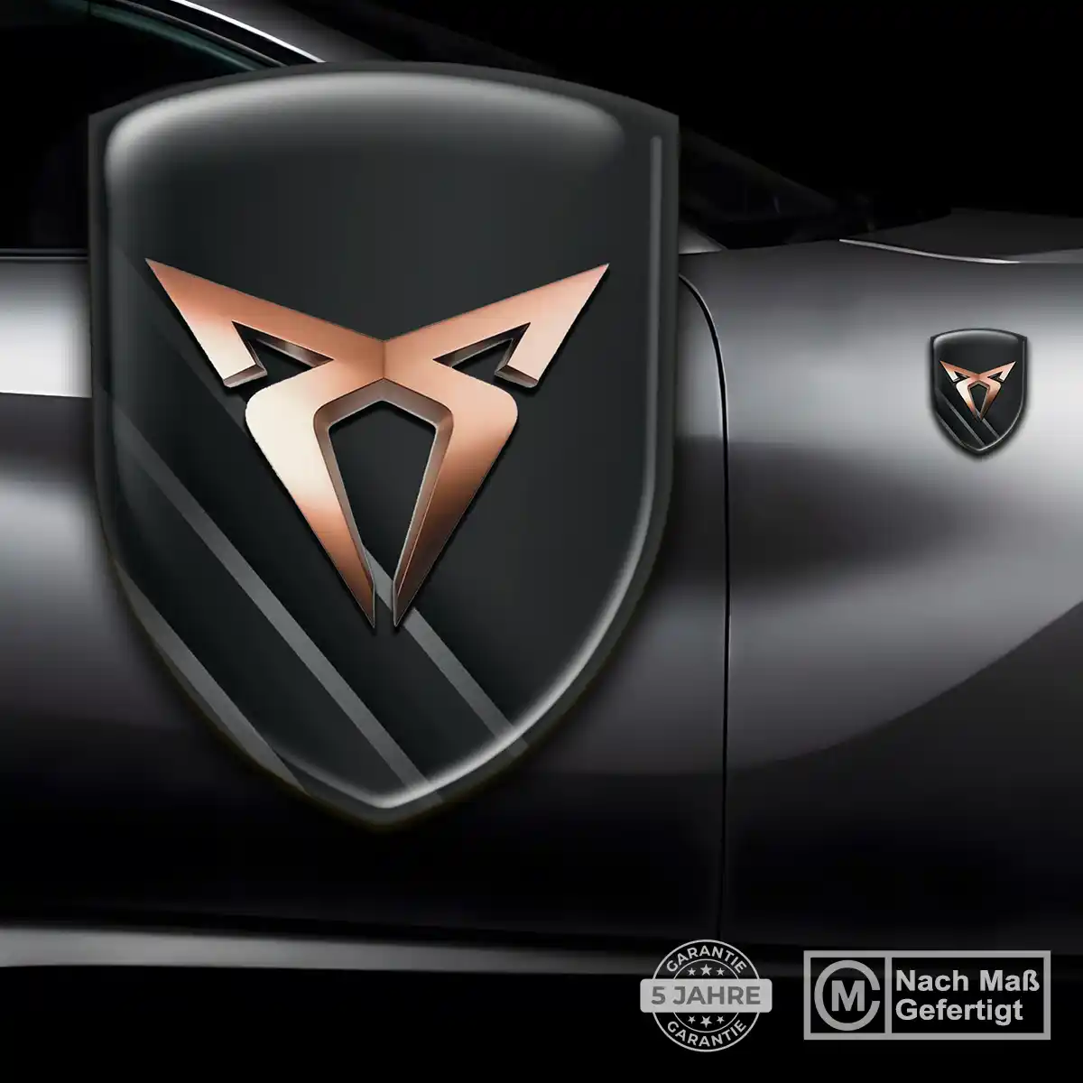 Cupra 3D Gel Aufkleber Auto Premiumqualität