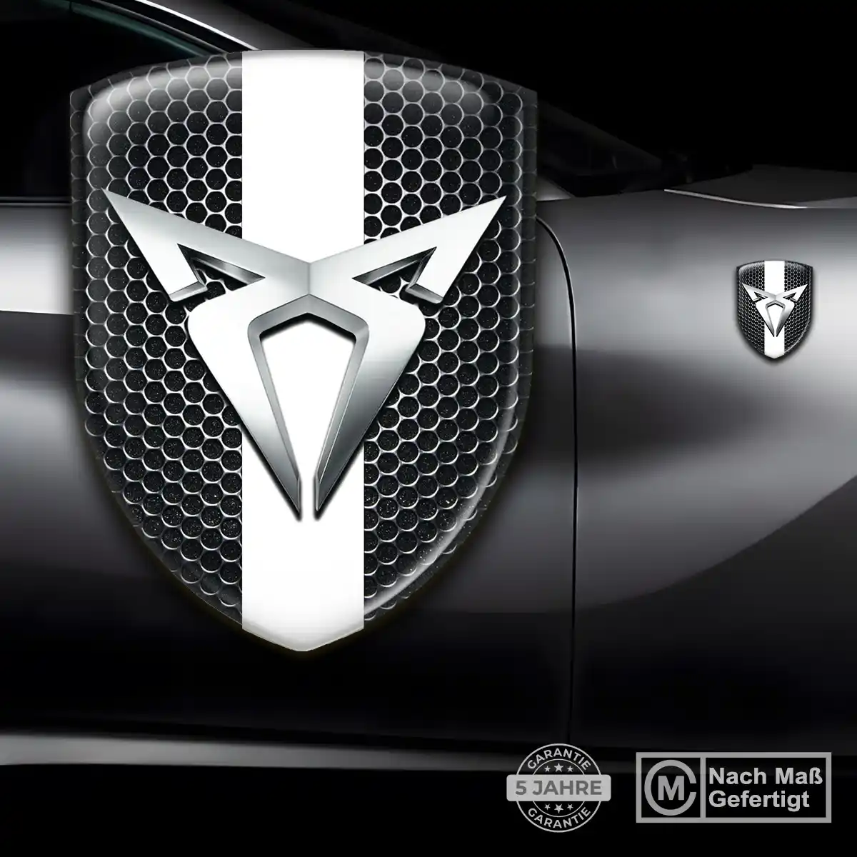 Cupra 3D Gel Aufkleber Emblem Auto Premium-Edition