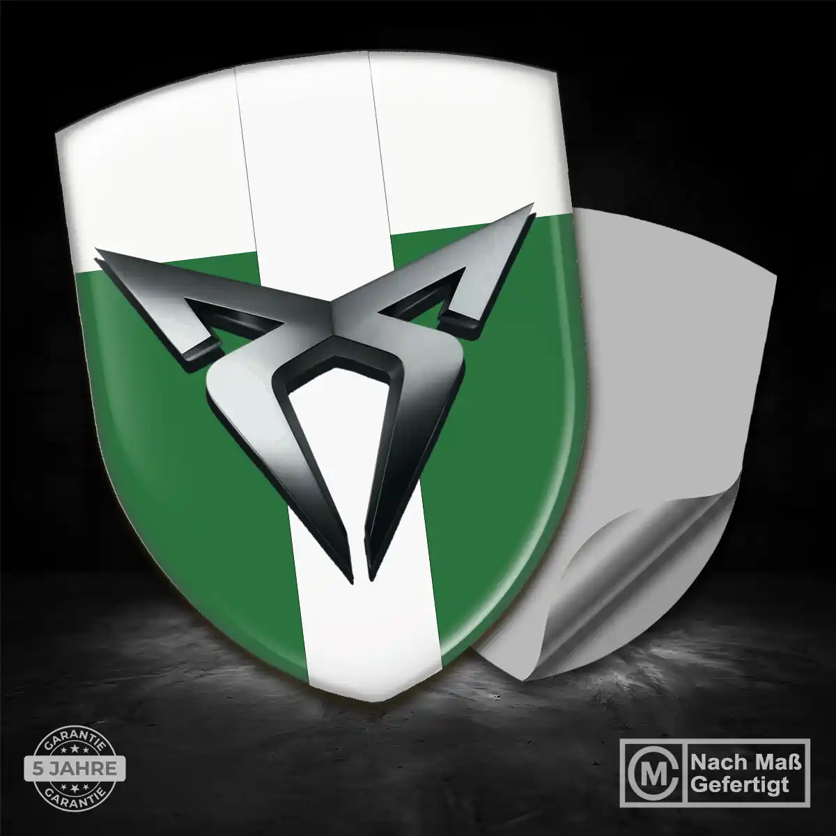 Cupra 3D Gel Aufkleber Emblem Premiumqualität
