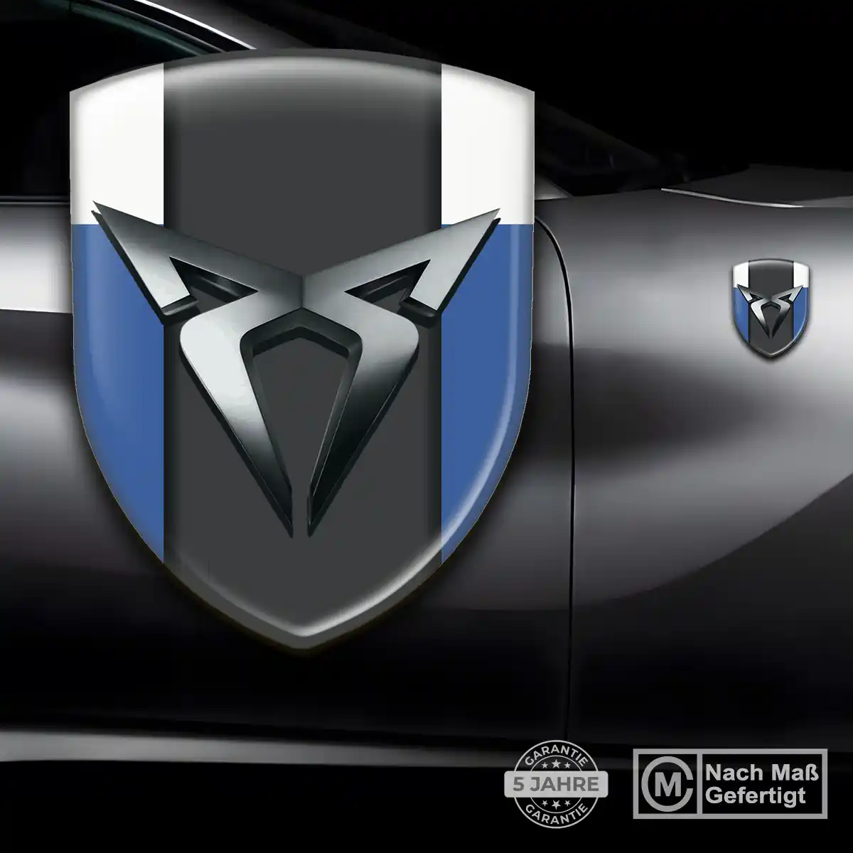 Cupra 3D Gel Aufkleber Embleme Auto Premium-Edition