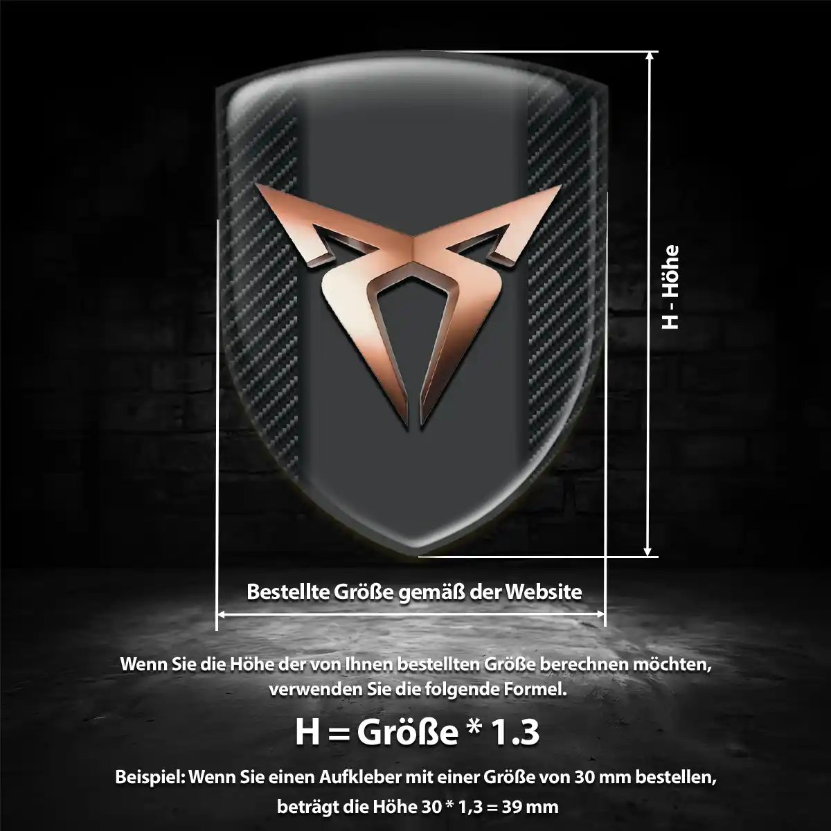 Cupra 3D Gel Aufkleber Embleme Limitierte Auflage