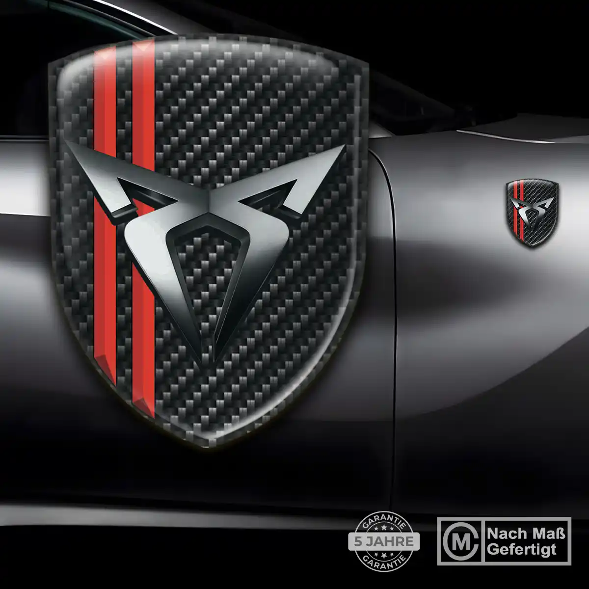 Cupra 3D Gel Aufkleber Premium-Edition