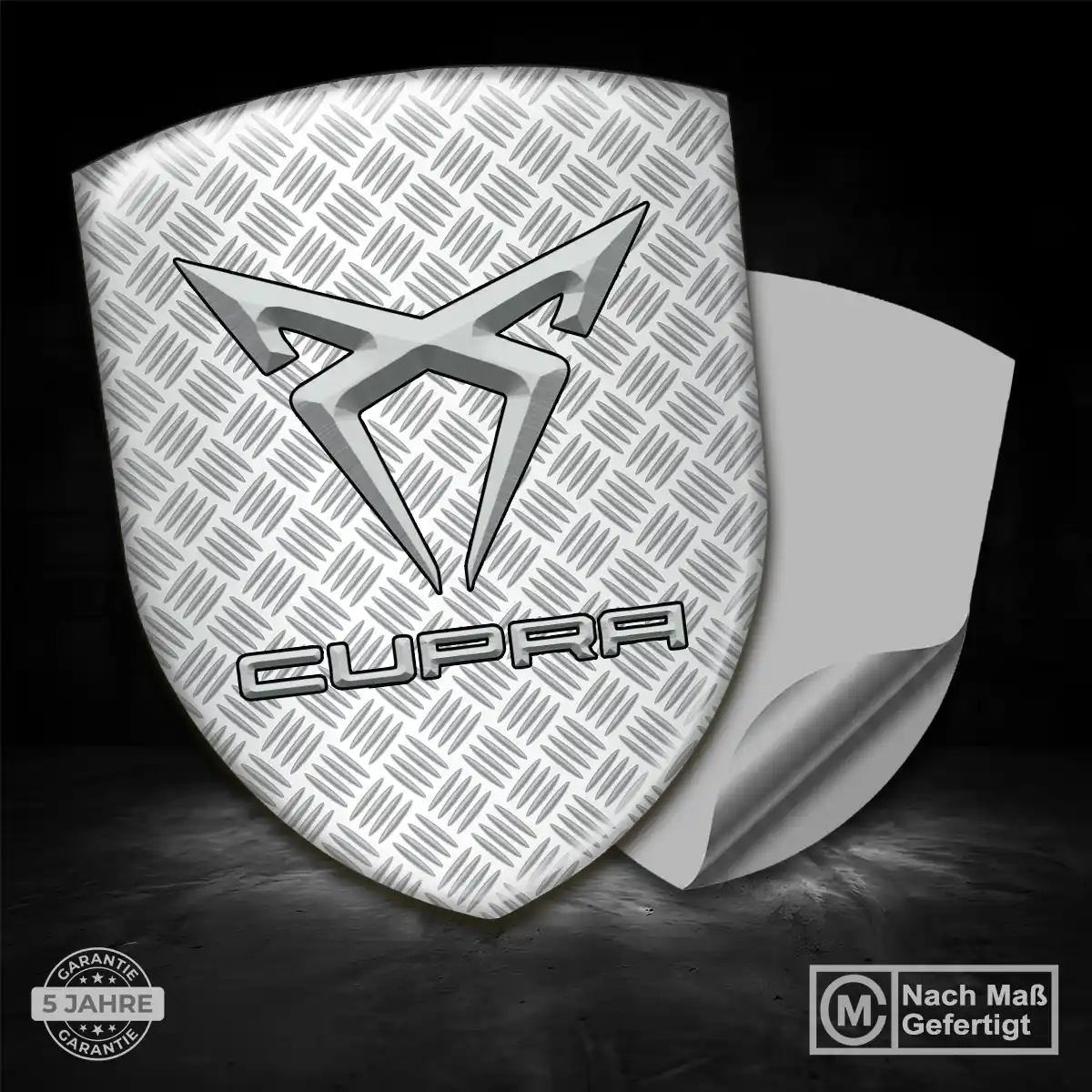 Cupra 3D Gel Aufkleber Silikon Premiumqualität