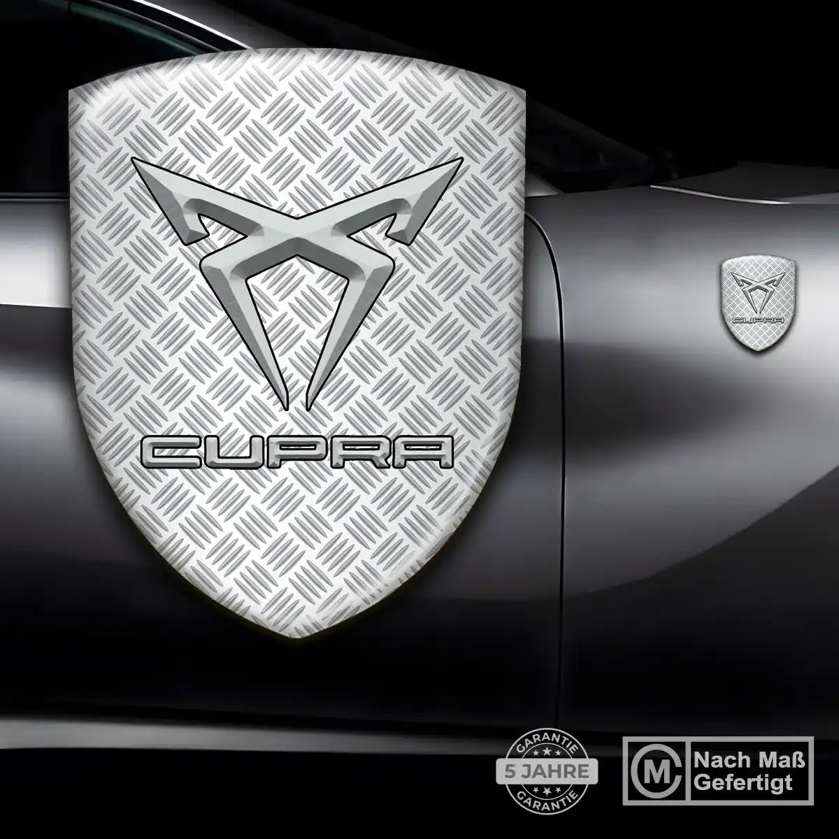 Cupra 3D Gel Aufkleber Silikon Premiumqualität