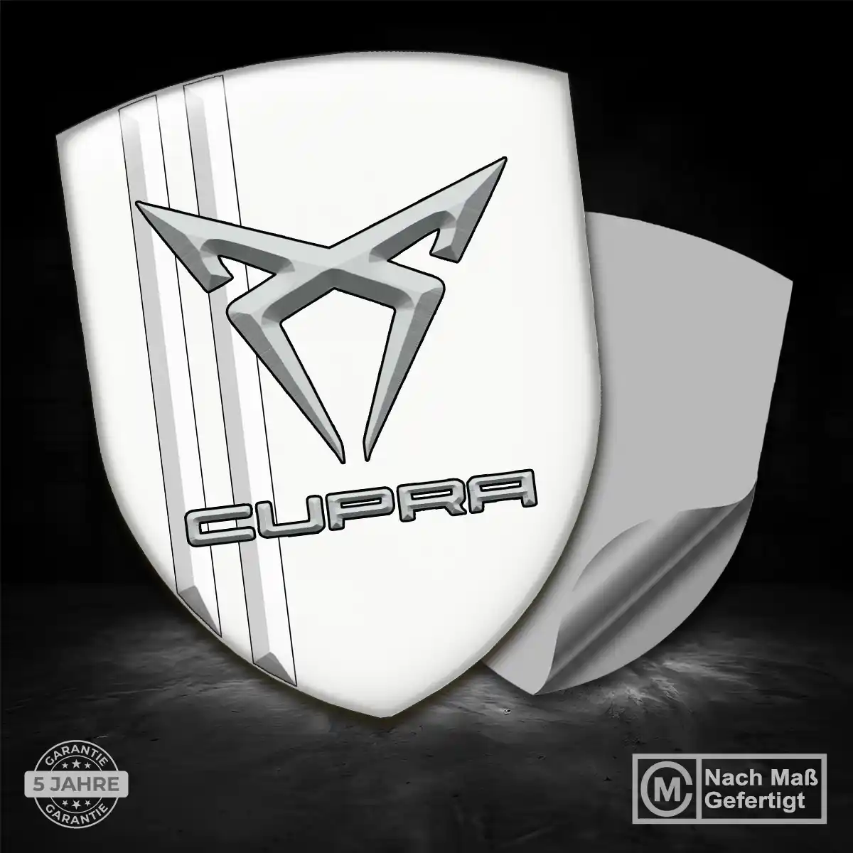 Cupra 3D Gel Aufkleber Wappen Auto Hohe Qualität