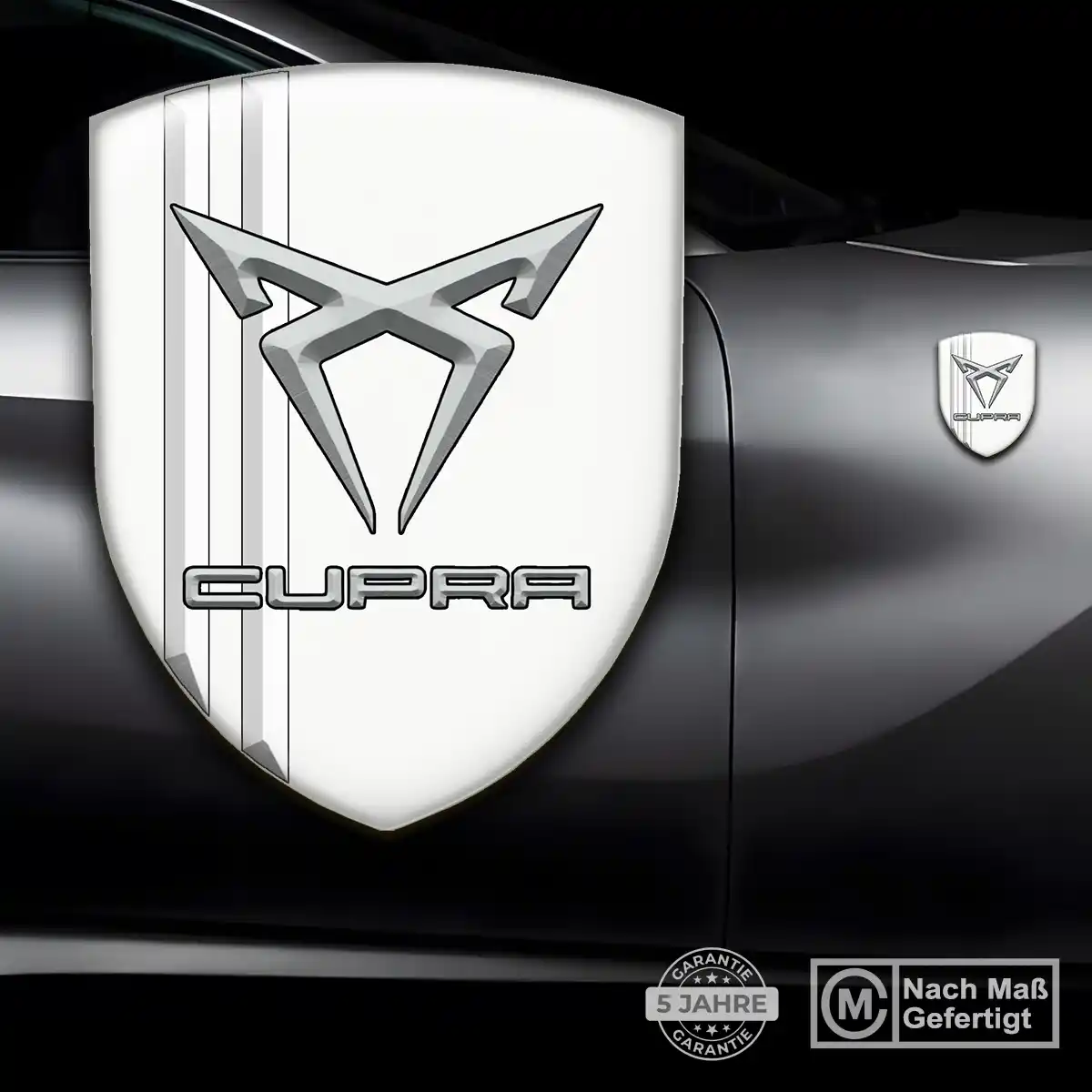 Cupra 3D Gel Aufkleber Wappen Auto Hohe Qualität