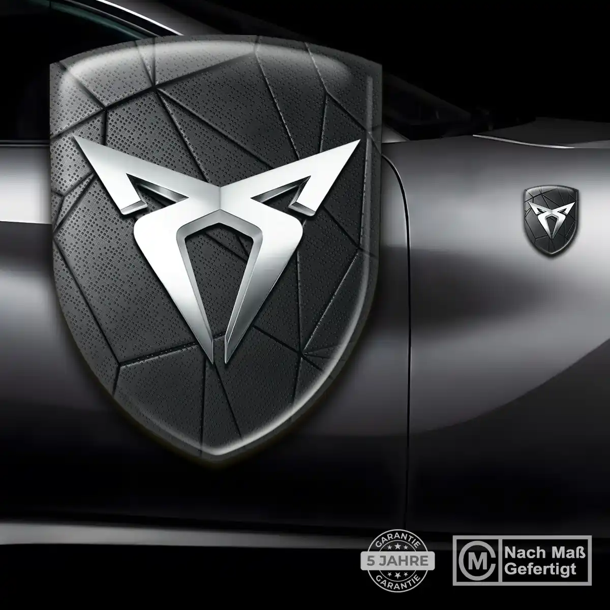 Cupra 3D Gel Aufkleber Wappen Premium-Edition