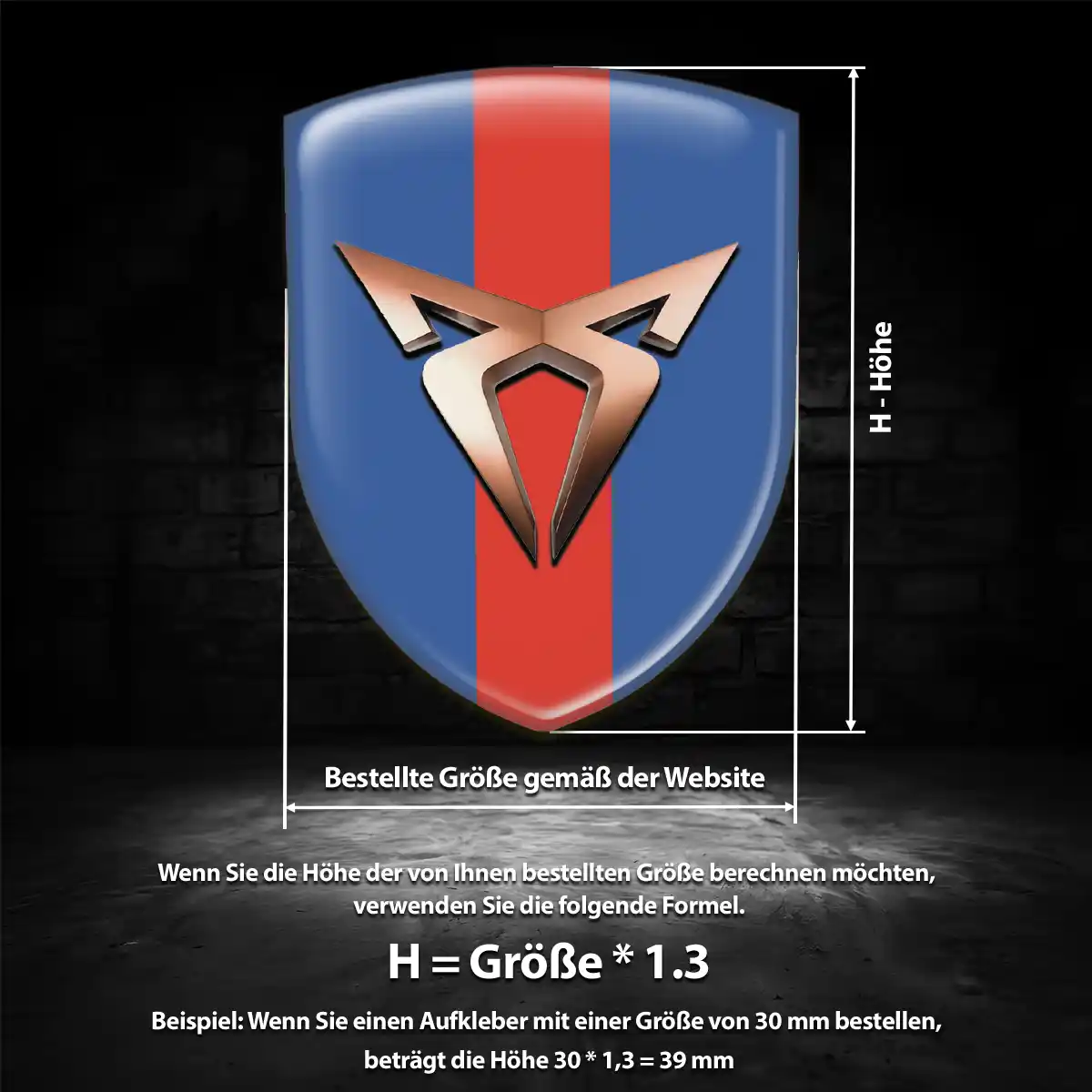 Cupra Aufkleber 3D Gel Emblem Auto Hohe Qualität