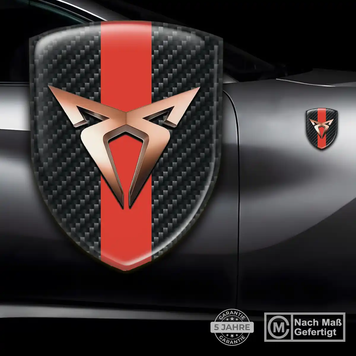 Cupra Aufkleber 3D Gel Emblem Auto Stilvolles Design