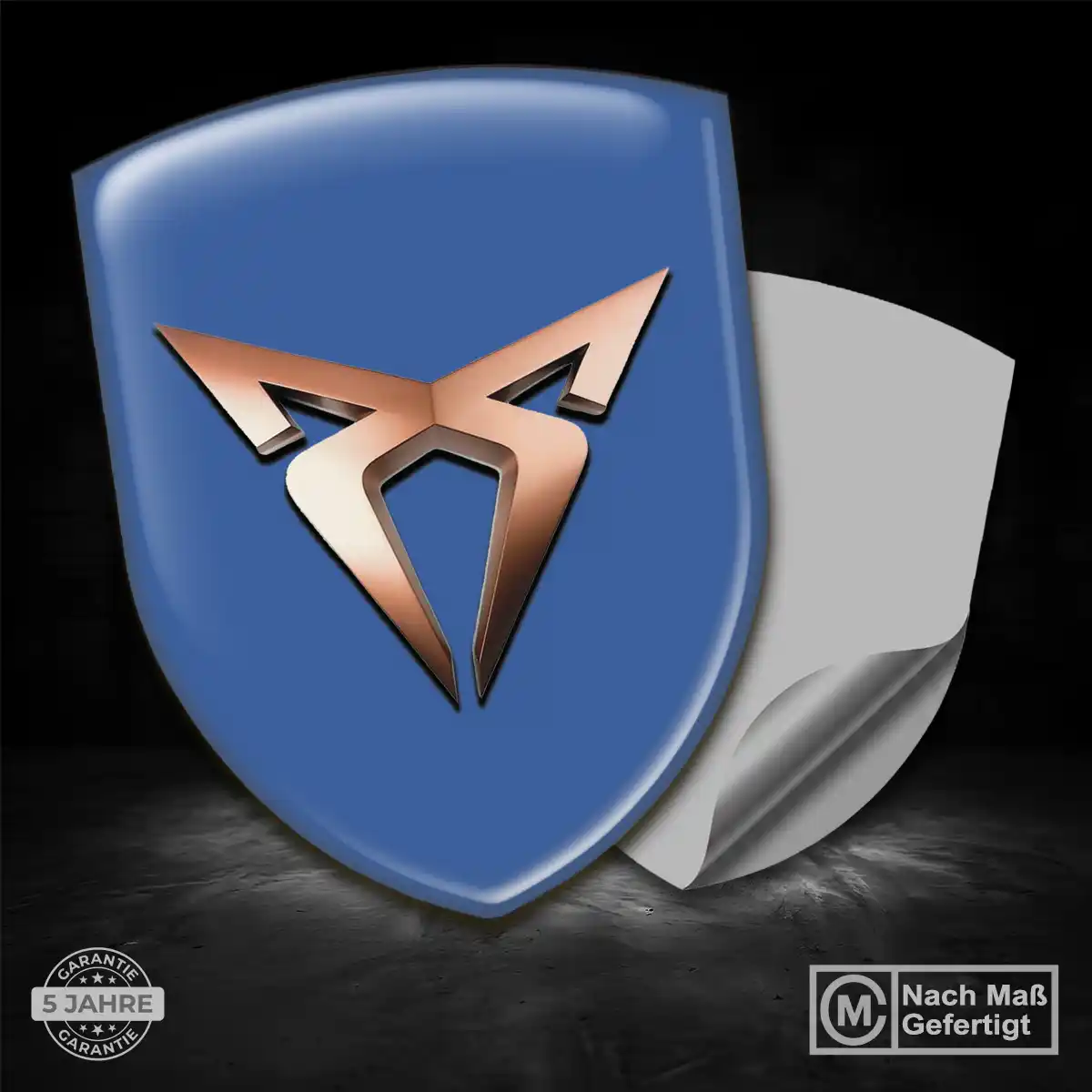 Cupra Aufkleber 3D Gel Emblem Premiumqualität