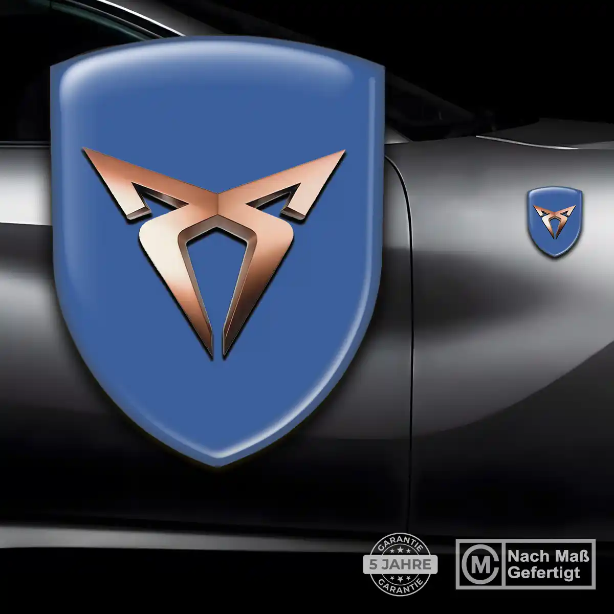 Cupra Aufkleber 3D Gel Emblem Premiumqualität