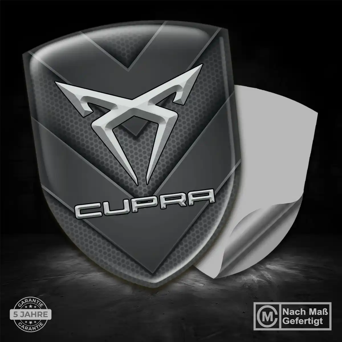 Cupra Aufkleber 3D Gel Embleme Auto Premium-Edition