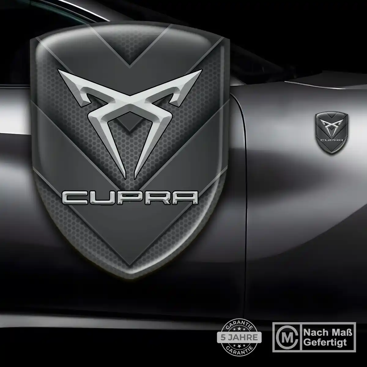 Cupra Aufkleber 3D Gel Embleme Auto Premium-Edition